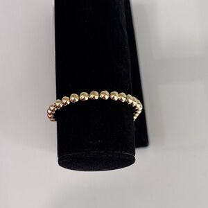 Gold Beaded Bracelet GOLD-PLATED NWOT